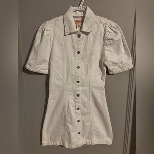 Lone Star White Dress Cotton NWT XS